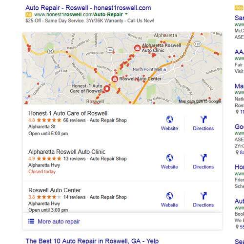 Google Local Search