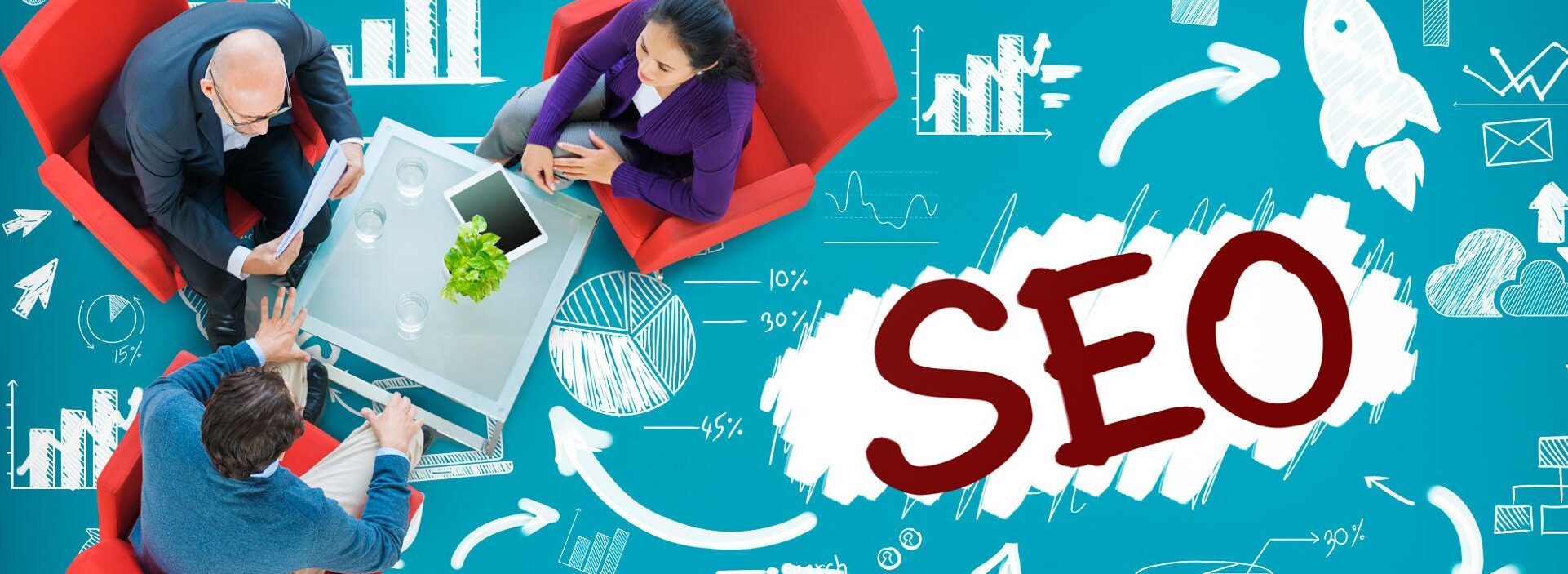 Diagram illustrating how modern search engine optimization supports business growth through strategy, content, and performance optimization