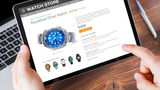 Optimized eCommerce product page with pricing, reviews, and conversion elements that drive SEO revenue growth